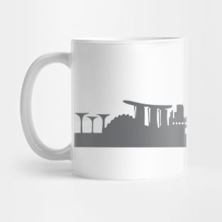 Singapore in gray Mug